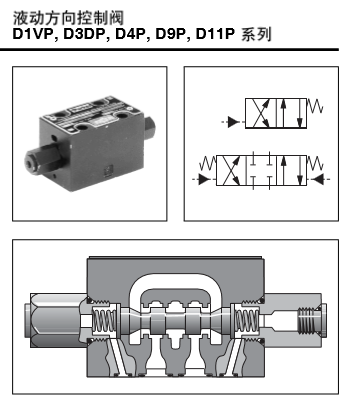 液动方向控制阀 D1VP D3DP D4P D9P D11P