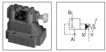 先导式减压阀PR系列板式